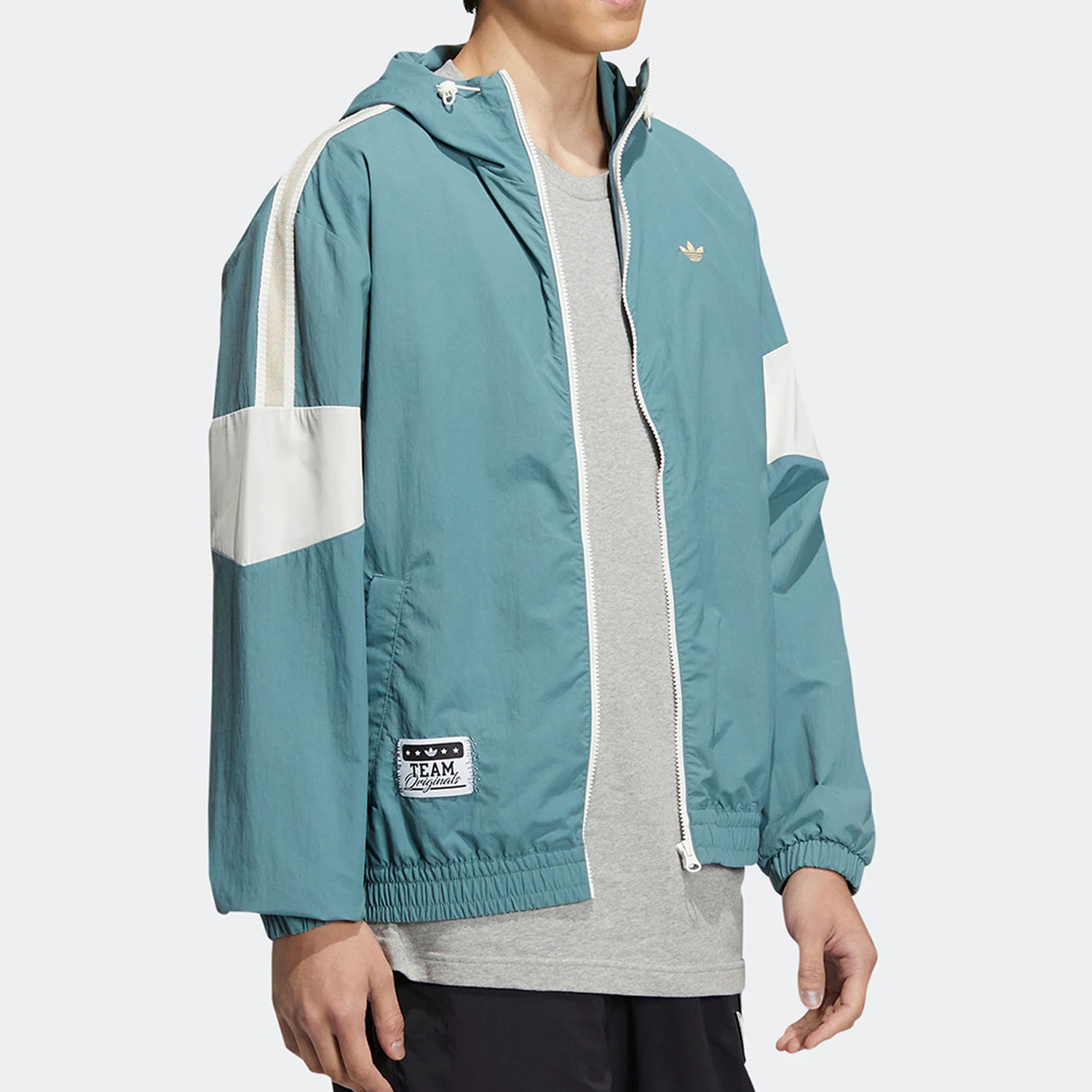 Adidas/阿迪达斯正品三叶草男子运动休闲舒适时尚夹克外套 HS1992 - 图1