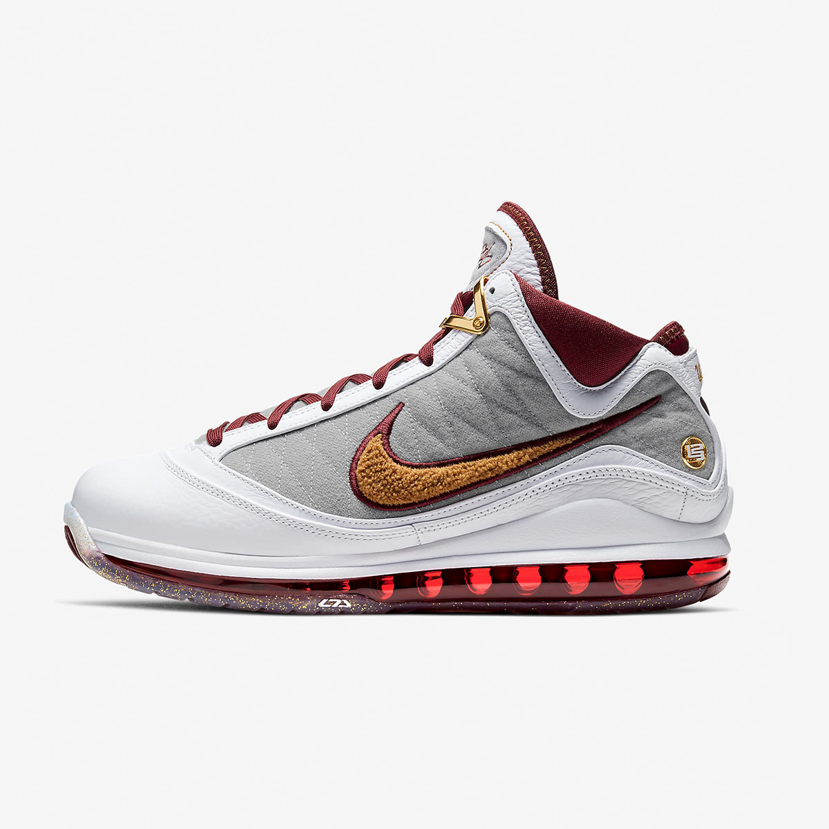 Nike/耐克正品LeBron 7 LBJ7 MVP 詹姆斯7代骑士灰棕篮球鞋CZ8915 - 图0