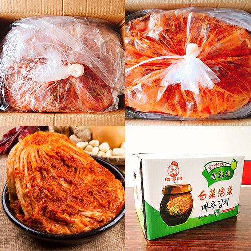 清潭洞韩国泡菜正宗辣白菜10kg整箱韩式辣白菜手工泡菜韩国食品 - 图2