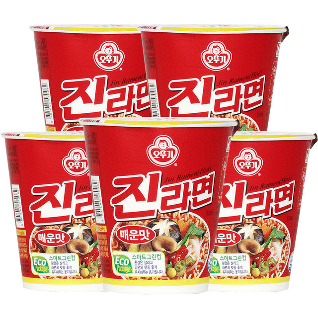 Korean imported real ramen spicy flavor 65g*5