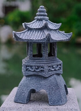 太阳能中式宫灯户外庭院石塔灯