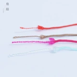 Шелковый узел B, нефритовая нить, плетеная веревка ручной работы, плетеная веревка, шнур, подвеска, браслет из ниток, веревка с красной нитью, ручная вязальная веревка, материал «сделай сам»