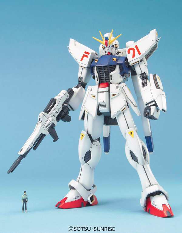 热血玩具模型手办 敢达 MG F91 高达 万代 正版 可动 拼装 - 图0