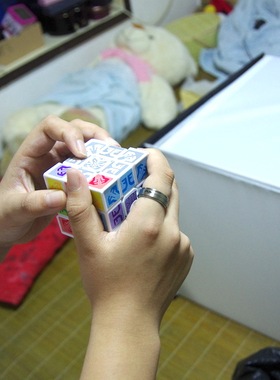 饰品朋克风双层可转动钛钢戒指