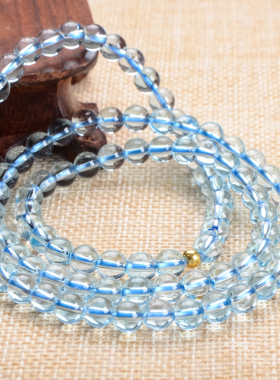 她世代珠宝女托帕石天然海蓝水晶