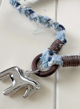 复古百搭配饰铜镀18K金编织项链