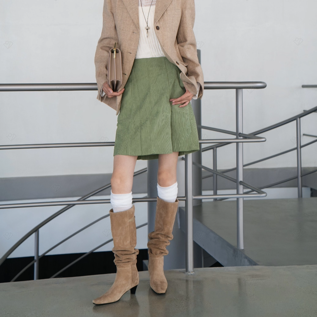 COVONTY「小众设计师」小时髦 两穿超软堆堆骑士靴女长筒过膝靴子,淘宝优惠券,粉丝福利购,淘宝优惠卷