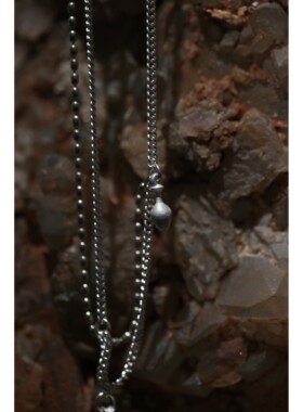 OLIOEACETO玛瑙星轨双层项链