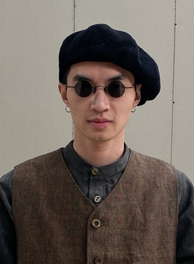 Rigards复古圆框太阳眼镜