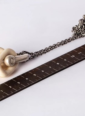 双连杆U型螺栓项链水牛骨