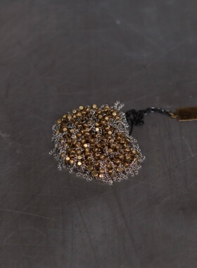 JEAN FRANCOIS MIMILLA 钢链钢珠戒指 法国 手工