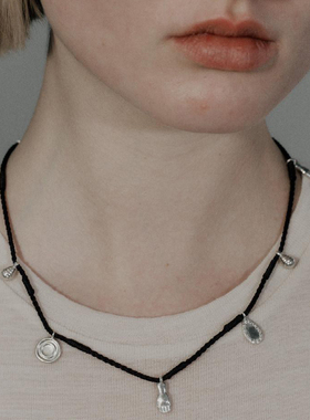 SALE E PEPE 欧阳娜娜 纯银泪手编绳项链