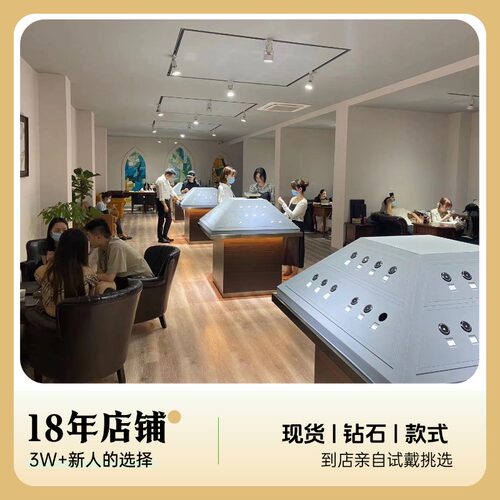 1克拉天然钻石真钻女戒指GIA证书裸钻婚戒定制钻戒50分求结婚铂金 - 图2