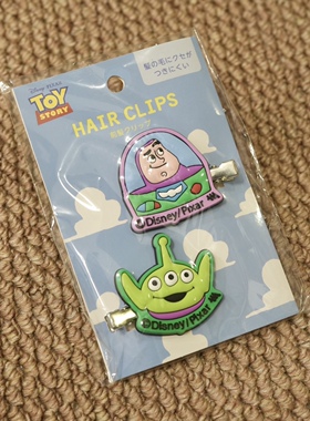 日本daiso大创玩具总动员toystory三眼仔巴斯光年发饰发绳发夹