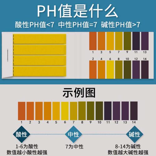试纸1-14 PH酸碱试纸PH值测试 可测强酸强碱手工皂化妆品酸碱度- - 图0