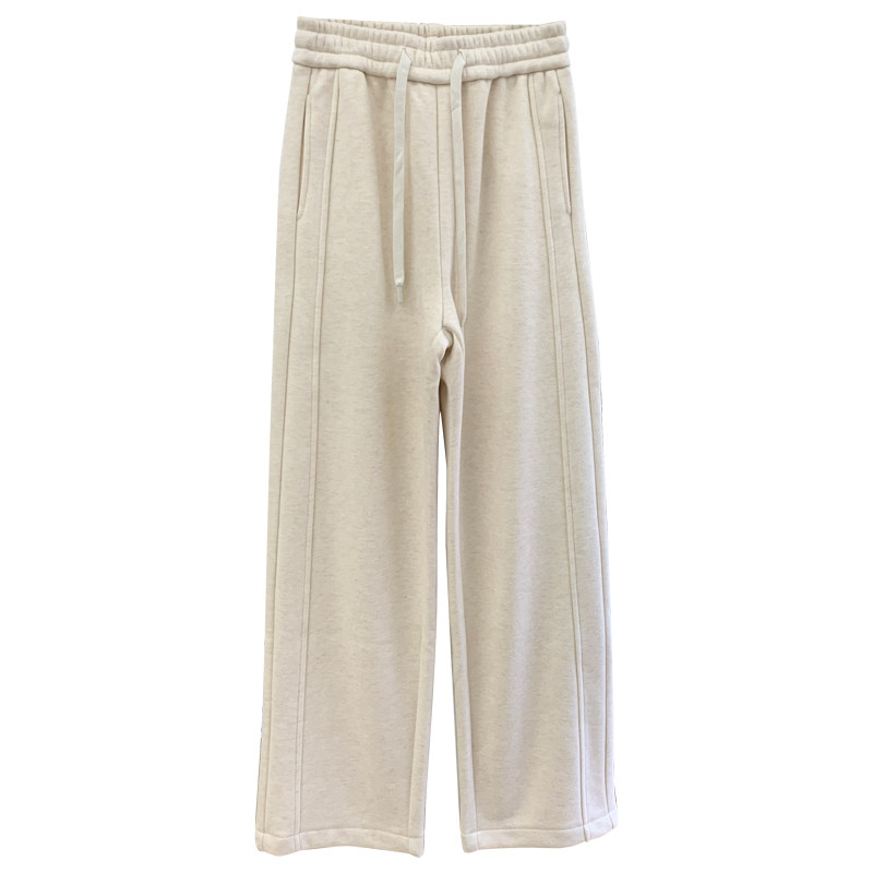 一条过冬！巨显瘦加绒羊毛休闲裤女宽松直筒阔腿裤冬加厚保暖长裤,淘宝优惠券,粉丝福利购,淘宝优惠卷