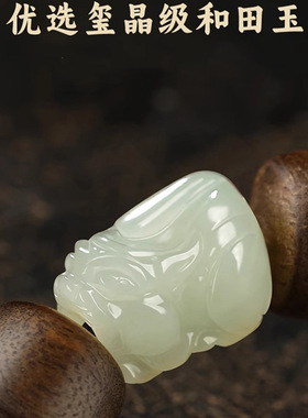 和田玉手串男女招财貔貅手链奇楠沉香手链属马年本命年珠子礼