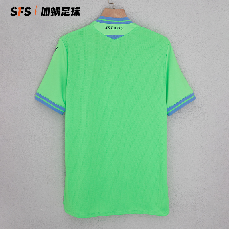 SFS Macron正版 20-21拉齐奥客场球衣 球员版短袖足球服 58116279 - 图0