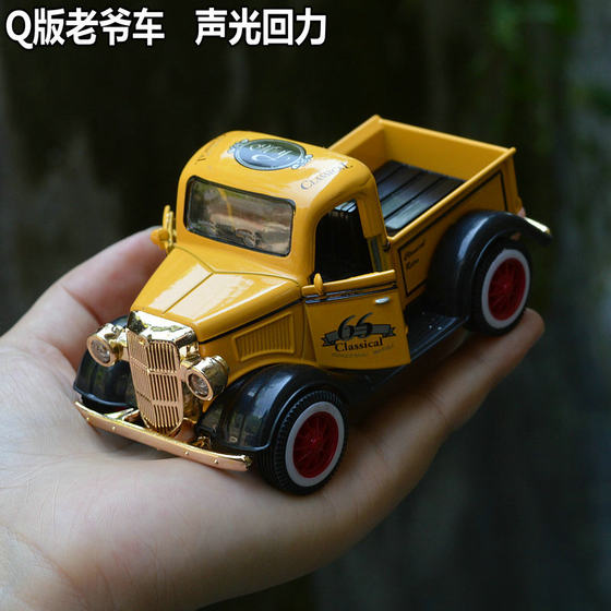 Simulation alloy sound and light toy car ambulance bus