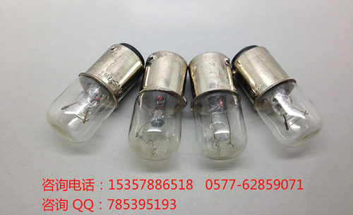 B15卡口指示灯平头小灯泡机床报警灯24V110V220V5W7W10W警示灯珠 - 图3
