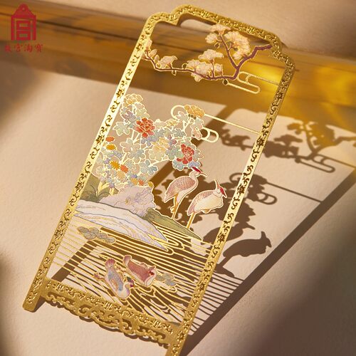 故宫淘宝｜百鸟朝凤金属书签古典中国风礼盒博物馆文创礼物伴手礼 - 图3