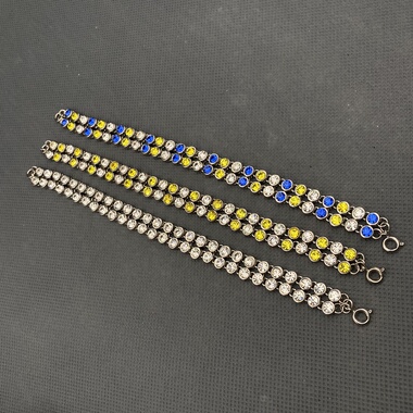 欧美外贸饰品时尚百搭个性夸张项链女多款颜色手链