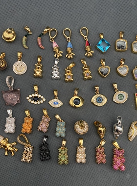 欧美外贸饰品时尚百搭个性夸张项链女多款CH挪威轻奢品牌吊坠