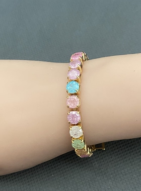 欧美外贸饰品夸张手链女多款手镯手链手镯手链手镯CH彩色多巴胺