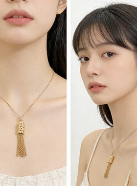 欧美外贸饰品时尚百搭项链女多款项链锁骨链项链毛衣链蔻C家