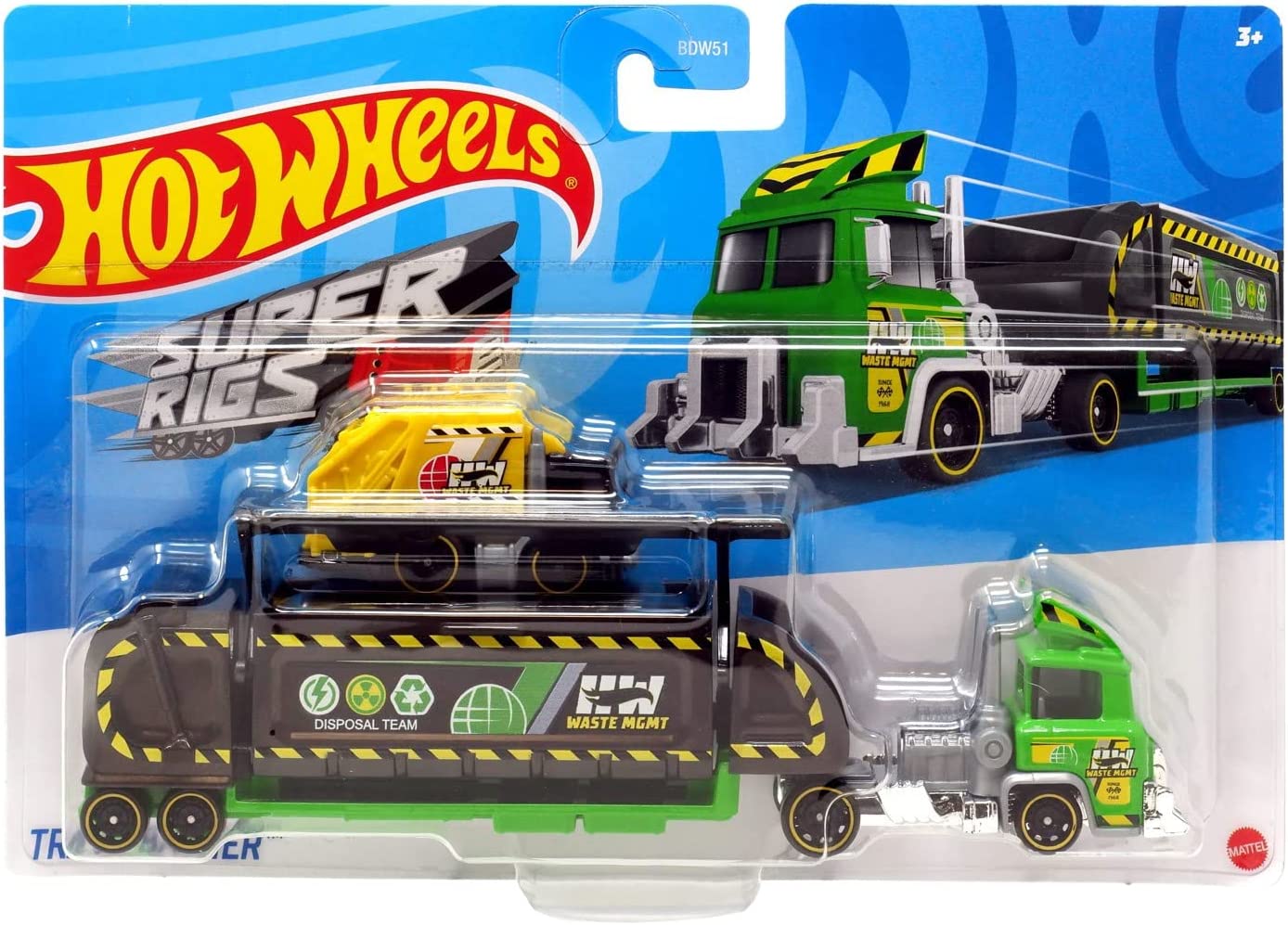 美国 HOT WHEELS/风火轮 Super Rigs运输货车系列玩具车-图0