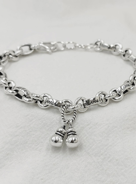 葫芦手链s999纯银女款复古手串