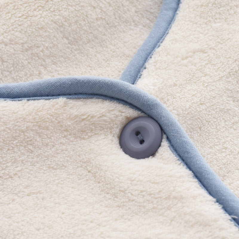 小熊珊瑚绒睡衣上装女士秋冬季加厚保暖长袖单件上衣家居服外套,淘宝优惠券,粉丝福利购,淘宝优惠卷