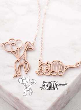 来图定制不锈钢儿童画涂鸦艺术画