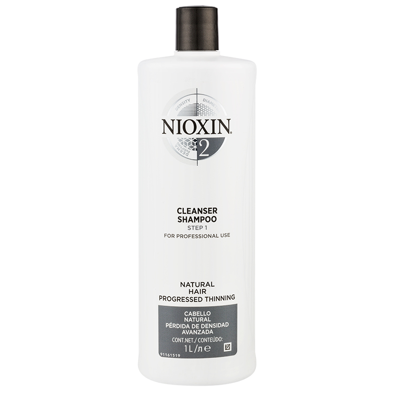 NIOXIN丽康丝2号3号防掉发洗发水无硅油清洁蓬松洗头水-图3