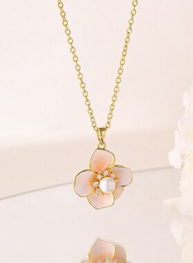 法式温柔气质滴油可爱锁骨链女