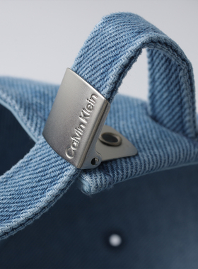 CKJeans男女情侣刺绣牛仔棒球帽