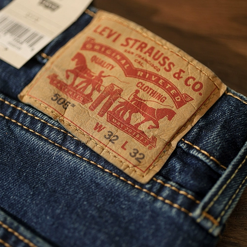 Tong Niuse Levis Levis Levis 505 Series Shape Straight Jeans Jeans Men's Tide 00505-1455