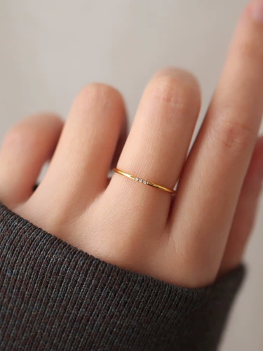 Брендовое обручальное кольцо на день Святого Валентина, не выцветает, простой и элегантный дизайн, легкий роскошный стиль, изысканный стиль