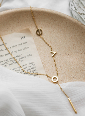 高级轻奢流苏项链颈链女不掉色