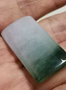 A货翡翠项链坠一物一拍无事牌