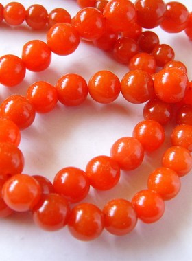 十五年前老工料保山南红玛瑙项链██塔形