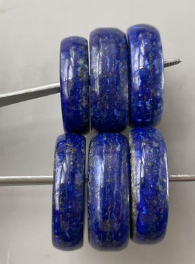 宝石小屋原矿纯天然蓝色阿富汗青金石扳指/戒指内径22mm