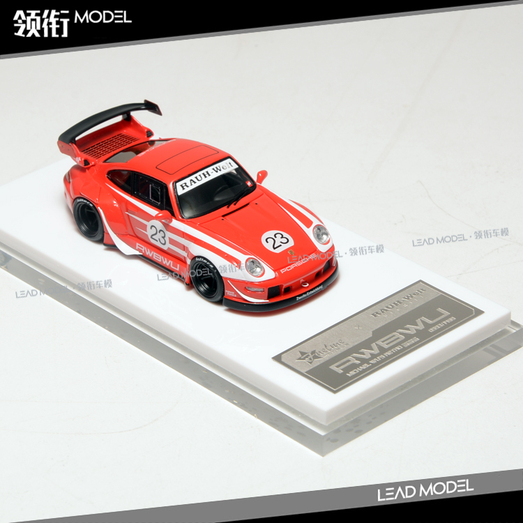 现货|RWB 993 WU 911#23武先生宽体改装版富美 1/64车模型-图2