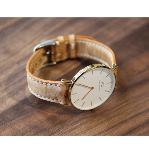 Универсальный импортный кожаный ремешок для часов подходит для мужчин и женщин ручной работы, Италия, из натуральной кожи