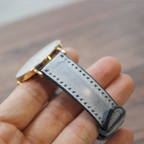 Универсальный импортный кожаный ремешок для часов подходит для мужчин и женщин ручной работы, Италия, из натуральной кожи