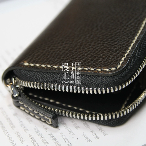 Кожаная съемная портативная оригинальная ключница, воловья кожа