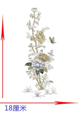 上海螺钿贴纸梅花菊花兰花竹子