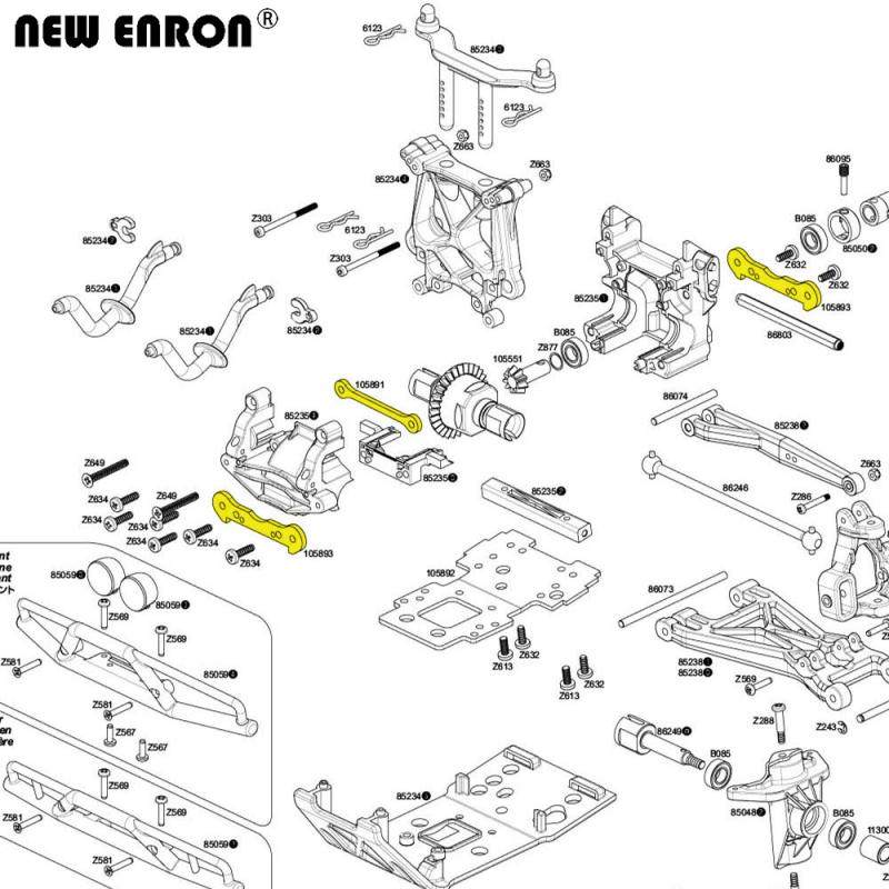 Savage FLUX 4.6 5.9 大F 铝合金 前后通用波箱码 105891 105893,淘宝优惠券,粉丝福利购,淘宝优惠卷