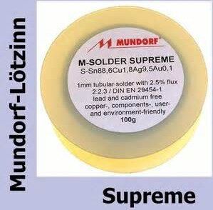 原装德国 Mundorf  Mcap 蒙多福 Supreme 旗舰 金银发烧 焊锡 - 图1