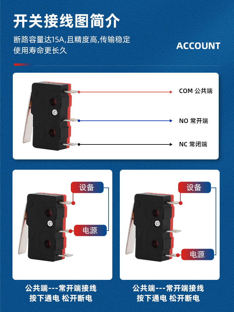 旭瑞XSS-5GL2 5GL13/14-2小型微动开关限位按键行程长柄滚轮DS428-图1